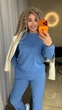 Жіночий спортивний костюм (светр + штани) Uaclothes 58/60 Блакитний (like38939-193751373) - зображення 2