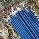 Сині воскові свічки 20 см (50шт) - изображение 2