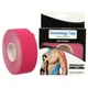 Кинезио тейп для лица и тела Kinesio tape, размер 2,5см*5м, розовый (LS-KT-04-2_5) - изображение 2