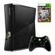 Набор Консоль Microsoft Xbox 360 S LT3.0 250GB Black Б/У + Геймпад Беспроводной + Игра Grand Theft Auto V Русские Субтитры - изображение 1