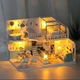 Румбокс Блакитна Закоханість Roombox Crush Blue DIY House Інтер'єрний конструктор К-057 + купол - изображение 1