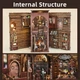 Бук Нук Будиночок гномів The Dwarfs’ House DIY Book Nook Kit KT-01 - зображення 7