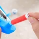 Механічна швейна міні машинка для одягу PolterSew, синя - зображення 5