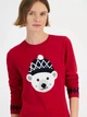Свитер новогодний женский Tommy Hilfiger 226272092 S Красный (1160298136) - изображение 3