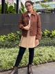 Куртка демисезонная короткая женская Uniqlo 241884252 XL Коричневая (1160344722) - изображение 2