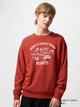 Свитшот оверсайз женский Uniqlo 897777346 XL Красный (1160358734) - изображение 1