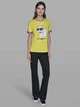 Футболка хлопковая женская Karl Lagerfeld 407969317 XL Желтая (1160453563) - изображение 3