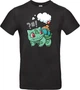 Футболка Чорний з принтом «BOOOOMBASAUR» L Чорний (I008007) - зображення 1