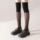 Жіночі панчохи з широкою фіксуючою резинкою ValerTights, чорні, 2 пари - зображення 4