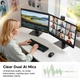 Веб-камера UGREEN CM930 AI-powered 4K, автоматическое кадрирование, микрофон с шумоподавлением, фазовая автофокусировка (PDAF), управление жестами для стриминга Black (75726A) - изображение 4