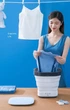 Портативная складная стиральная машина Folding Washing Machine, компактная мини-стиральная машина для путешествий и дома - изображение 2