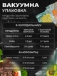 Пакет для вакууматора набор для вакуумирования пищевые в рулоне для запайки продуктов сменная пленка 25 см гофрированные Svitaє - изображение 7