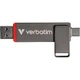 Флеш-накопитель Verbatim QuickStick USB-C/USB-A 512 GB USB 3.2 Gen 1 (32042) - изображение 2