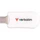 Флеш-накопитель Verbatim Plectra USB-C White 64 GB USB 3.2 Gen 1 (30228) - изображение 2