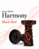 Чаша Gusto Bowls Harmony Black-Red кальянная из глины черно-красная фанел 10.5см - изображение 1