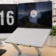 Чохол із мікрофібри для клавіатури MacBook 13–14 дюймів, захисна серветка-прокладка між екраном і клавіатурою, багаторазовий захист від подряпин та відбитків, сірий (141151251) - зображення 4