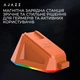 Компьютерная мышь Ajazz AJ159P Wireless/Bluetooth, RGB подсветка, зарядная док-станция оранжевая (AJ159P-MC-Orange) - изображение 5