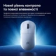 Ігрова бездротова миша MCHOSE A7 V2 White - зображення 5