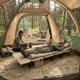 Кровать раскладная туристическая SKIF Outdoor Asket Khaki легкая 2.3 кг (3890481) - изображение 7
