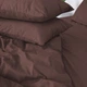 Комплект постельного белья MirSon Двуспальный 175х210 см 0210 Cacao Active Satin Premium (2200013489467) - изображение 1