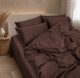 Комплект постельного белья MirSon Двуспальный 175х210 см 0210 Cacao Active Satin Premium (2200013489467) - изображение 4