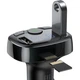 FM модулятор Baseus T Shaped S-09A 2 х USB Type-A, microSD Black (CCMT000001) - изображение 6