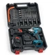 Гайковерт для домашнего и профессионального использования Makita DTW1000 48 В с двумя аккумуляторами емкостью 6,0 Ah - изображение 9
