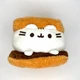 Мягкая Плюшевая Игрушка Plush Кот Пушин Шоколадный Сендвич Pusheen 15 см (1024614) - изображение 7