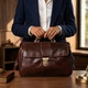 Саквояж из натуральной кожи Tony Perotti Italico 8051 (90626) Коричневый - изображение 3