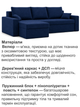 Диван угловой Зеус 235×140 см велюр синий - изображение 4