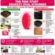 Універсальна двостороння губка- скрубер The Pink Stuff Squeezy Dual scrubber для прибирання різних поверхонь 1 шт - изображение 5