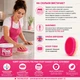 Універсальна двостороння губка- скрубер The Pink Stuff Squeezy Dual scrubber для прибирання різних поверхонь 1 шт - изображение 7