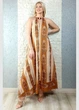 Сарафан максі халтер з намистинами Miho’s батистовий коричневий 42-001 - M-XL - коричневий - изображение 3