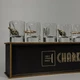 Набір Charki "Шот за Перемогу" квадратних чарок, куля, герб, граната - изображение 1