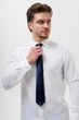 Чоловіча Вузька Класична Краватка Without Castle Dark Blue 609130631 - изображение 3
