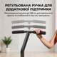 Фітнес батут для тренувань та джампінгу Батут з регульованою ручкою Червоний - зображення 2