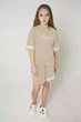 Комплект для девочки SHORT с шортами You, SmileTime, капучино, рост 146 (LL3-19-8) - изображение 1