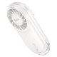 Портативний міні вентилятор Hoco HX611 ultra-thin pocket fan 3 Levels Milky white - изображение 4