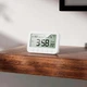 Цифровий термометр гігрометр Hoco HX44 Indoor digital alarm clock with thermometer White - изображение 6