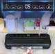 Вакуумный упаковщик Food Vacuum Sealer 65 кПа с резаком и пакетами, черный - изображение 5