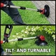 Акумуляторний тример Einhell GE-CT 18 Li комплект 18 В 2.5 Аг із зарядним пристроєм пластикові ножі (3411172) - изображение 7