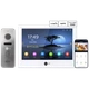Комплект видеодомофона Neolight ALPHA Hybrid + PRIME FHD Silver с уголком - изображение 1