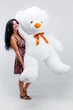 Большой плюшевый мишка Teddy Boom Томми 2 метра белый - изображение 3