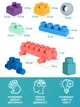 Гибкий силиконовый конструктор прорезыватель для малышей Soft BB безопасный мягкий на 20 деталей, машинка животного, 18 мес+ - изображение 9