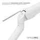 Настольное крепление для монитора OfficePro MA451W с пружиной 17-40" 2~12 кг White - изображение 13