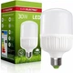 Лампочка EUROELECTRIC Plastic 30W E27 6500K 220V (LED-HP-30276(P)) - зображення 2