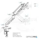 Настольное крепление для монитора OfficePro MA451W с пружиной 17-40" 2~12 кг White - изображение 12