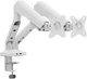 Настольное крепление для двух мониторов OfficePro MA452W с пружиной 17-35" 2~12 кг White - изображение 2
