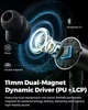 Навушники SoundPeats Q40 HD black бездротові Bluetooth чорні LDAC для спорту - зображення 4