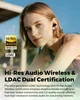 Навушники SoundPeats Q40 HD black бездротові Bluetooth чорні LDAC для спорту - зображення 7